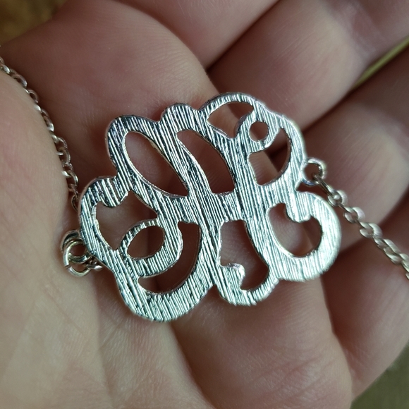 H Initial Jewelry Set: Necklace, Bracelet, & Studs - Picture 5 of 8
